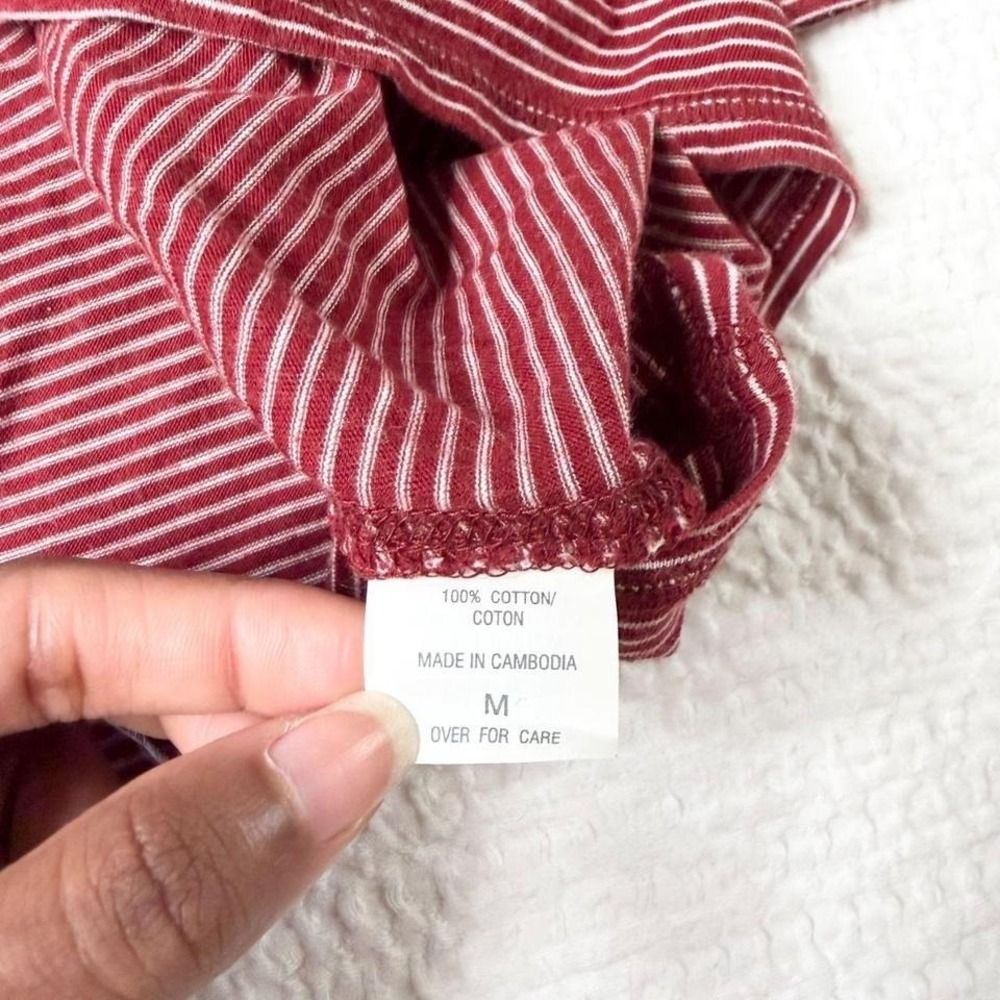 Abercrombie & Fitch RARE stripe babydoll top - Picture 5 of 7